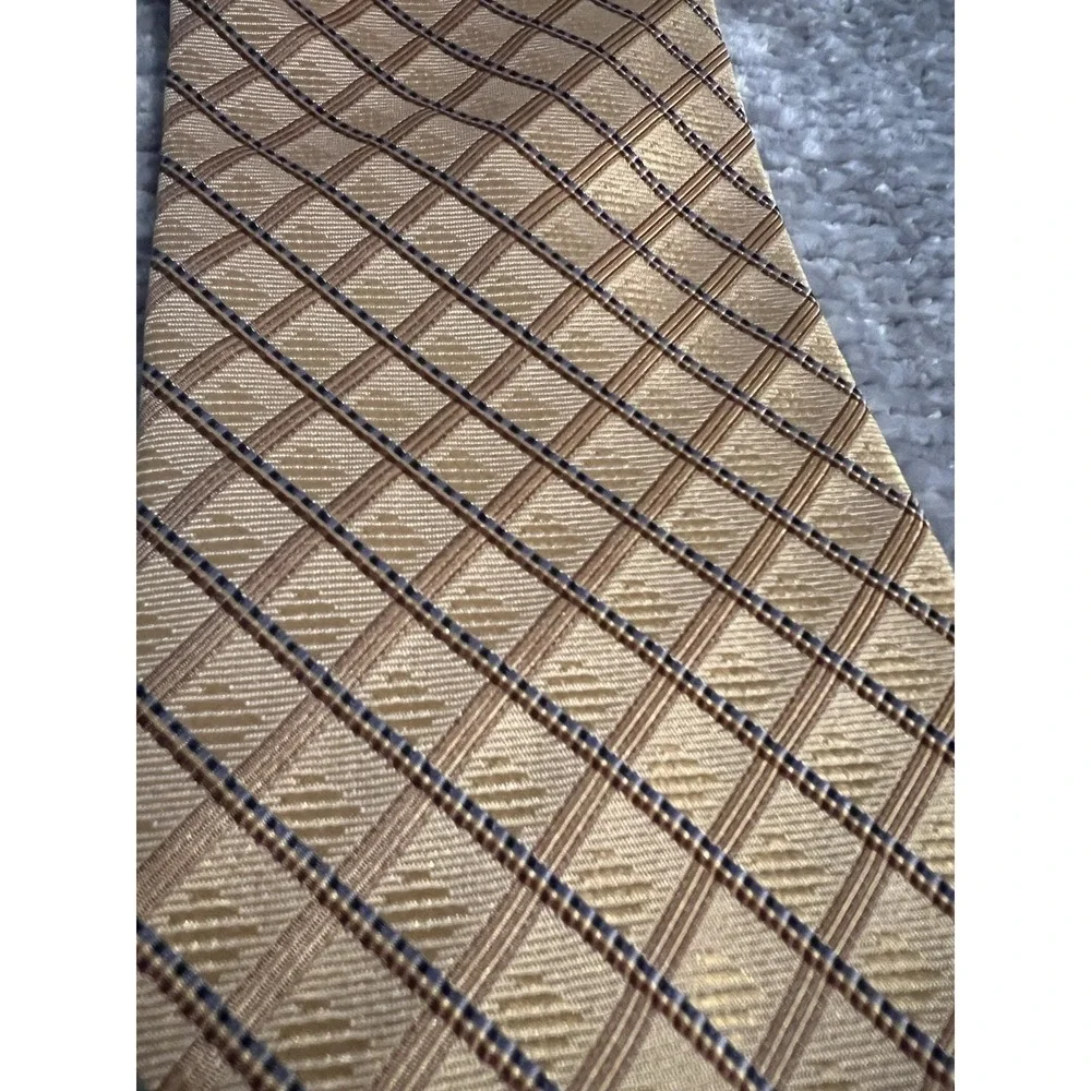 HART SCHAFFNER MARX Men's Silk Necktie's Set Of 2  USA hand Tailored (t6)